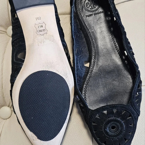 Tory Burch Black Flats - Picture 3 of 9